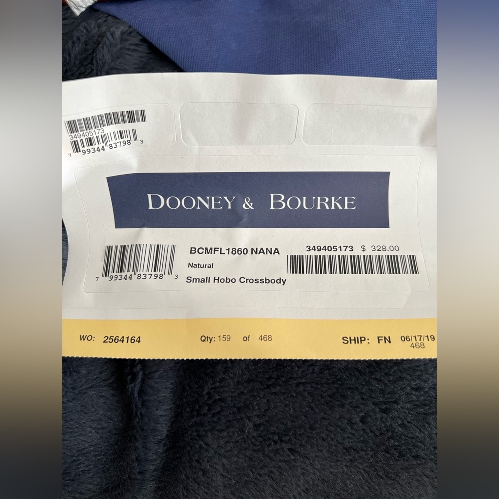 Dooney & Bourke Florentine Small Hobo Crossbody in Natural - Picture 7 of 15